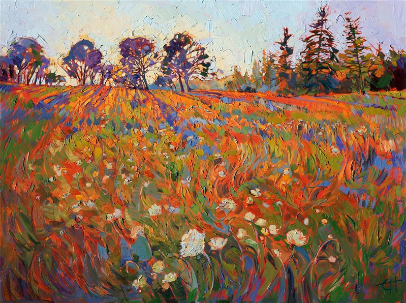 Modern impressionism oil paintings by Erin Hanson bring landscapes to life in a new, fresh style.