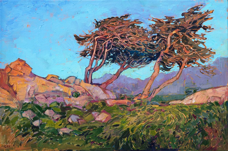 A contemporary masterpiece of light and color, by modern impressionist Erin Hanson.