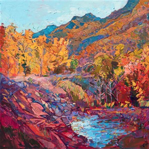 Painting White Mountains Brook