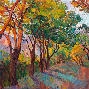 Painting Lane of Oaks