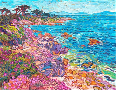 Painting Carmel Ice Plants
