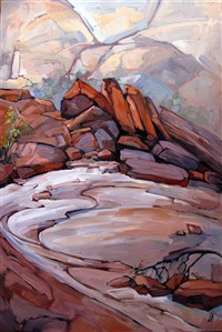 Painting Sandstone Stacks