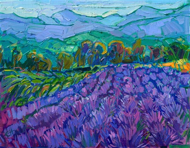 Painting Provence Lavender II