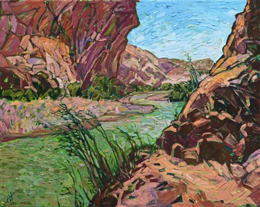 Painting Big Bend Canyon