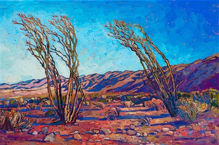 Painting California Ocotillo