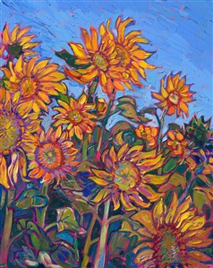 Painting Sunflower Dawn