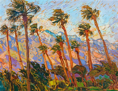 Painting Palm Mountains