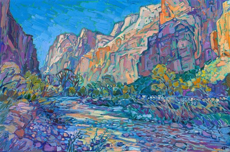 Painting Zion Canyon