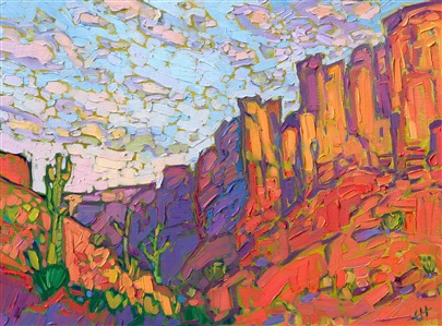 Painting Saguaro Buttes