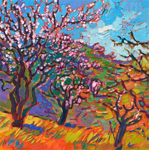 Painting Almond Blossom