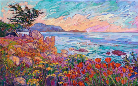Painting Coastal Poppies VI