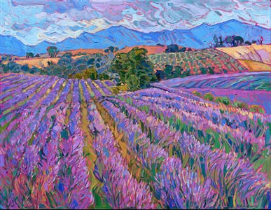 Painting Hills of Provence
