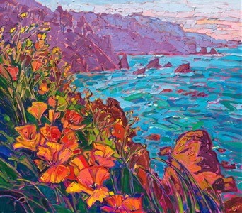 Painting Coastal Poppies IV