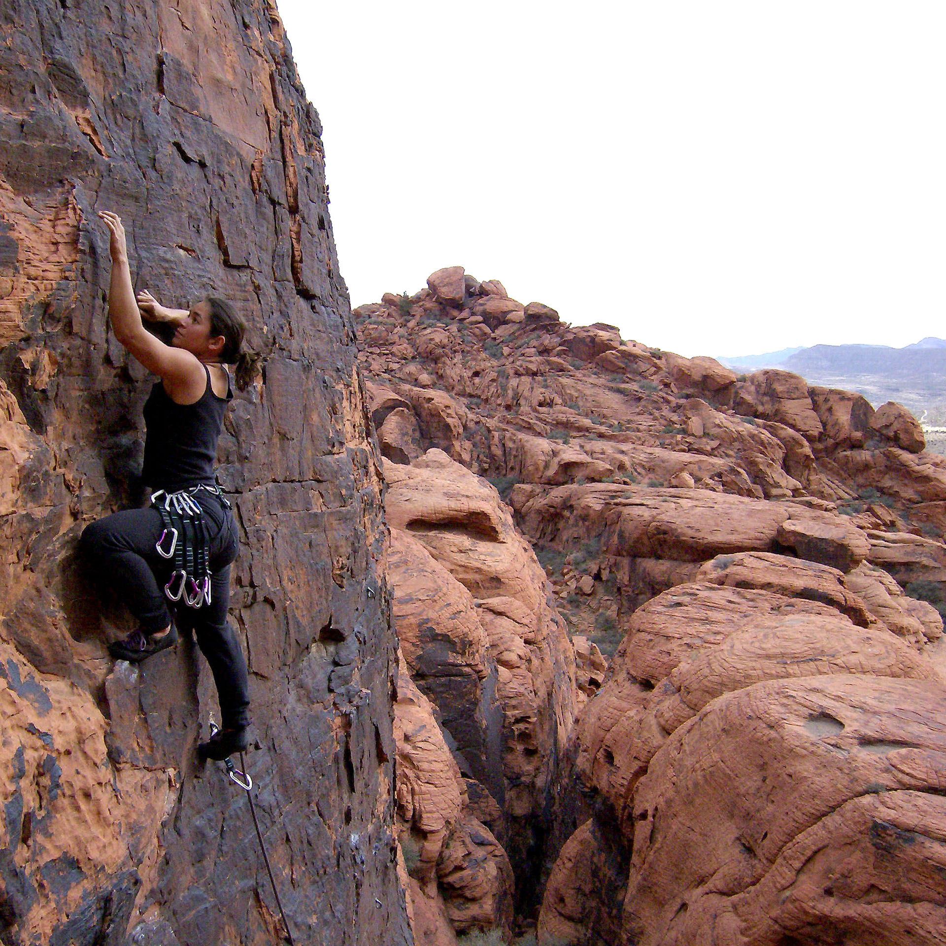 Artist Adventure Series Erin explores the wilderness as a rock climber, backpacker, and photographer, gathering reference material to use in her paintings. She seeks out the isolation of deserted locations, surrounding&nbsp; herself in natural beauty, and she also finds inspiration by exploring our National Parks and wine country regions. Read about her adventures in the Adventure Series Blogs. &lt;Read About Adventure-Inspired Art&gt; 