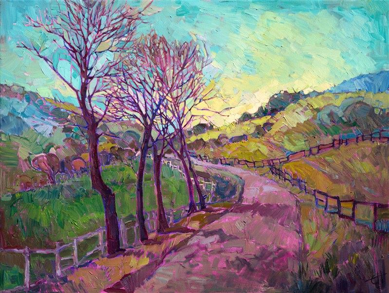 Erin Hanson painting Morning Gaze