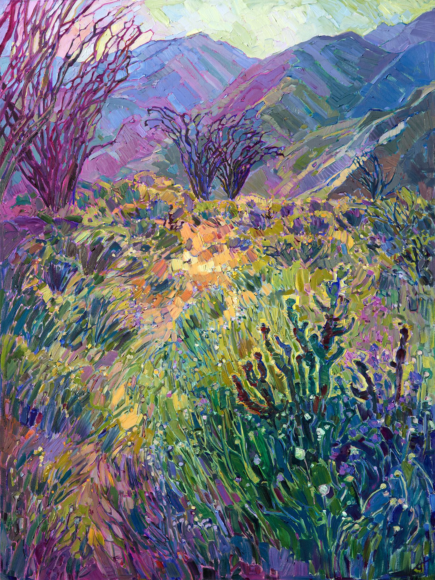 An Erin Hanson super bloom painting