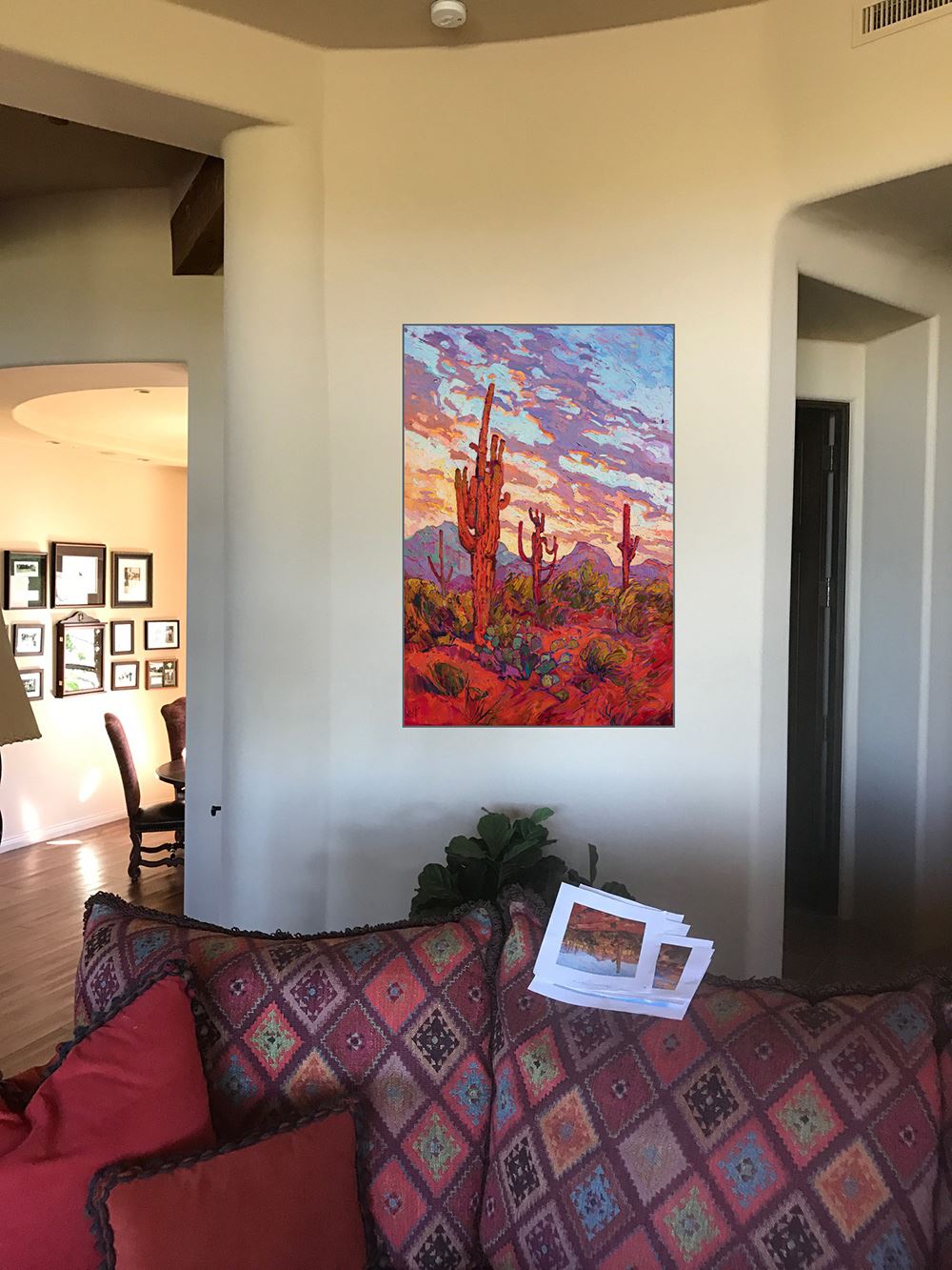 Interior design Erin Hanson painting